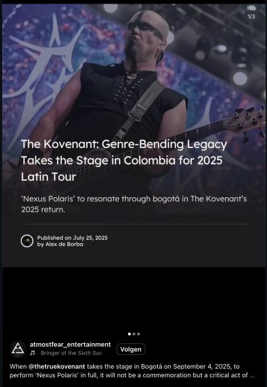 atmosfear entertainment, nagash, the kovenant, eve ov beer photo