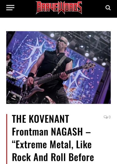 brave words, Nagash, The Kovenant, eve ov beer photo