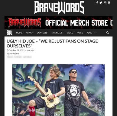 Brave Words, Ugly Kid Joe, eve ov beer photo