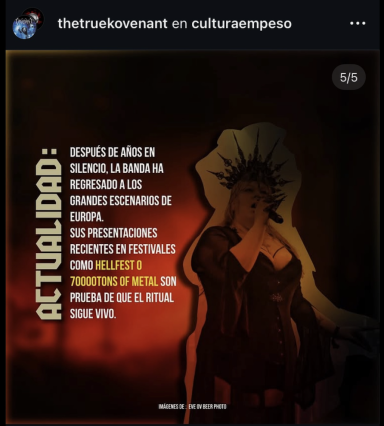 Cultura Empeso, sarah jezebel deva, The Kovenant, eve ov beer photo